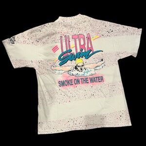 80s ultra swim vintage tee large